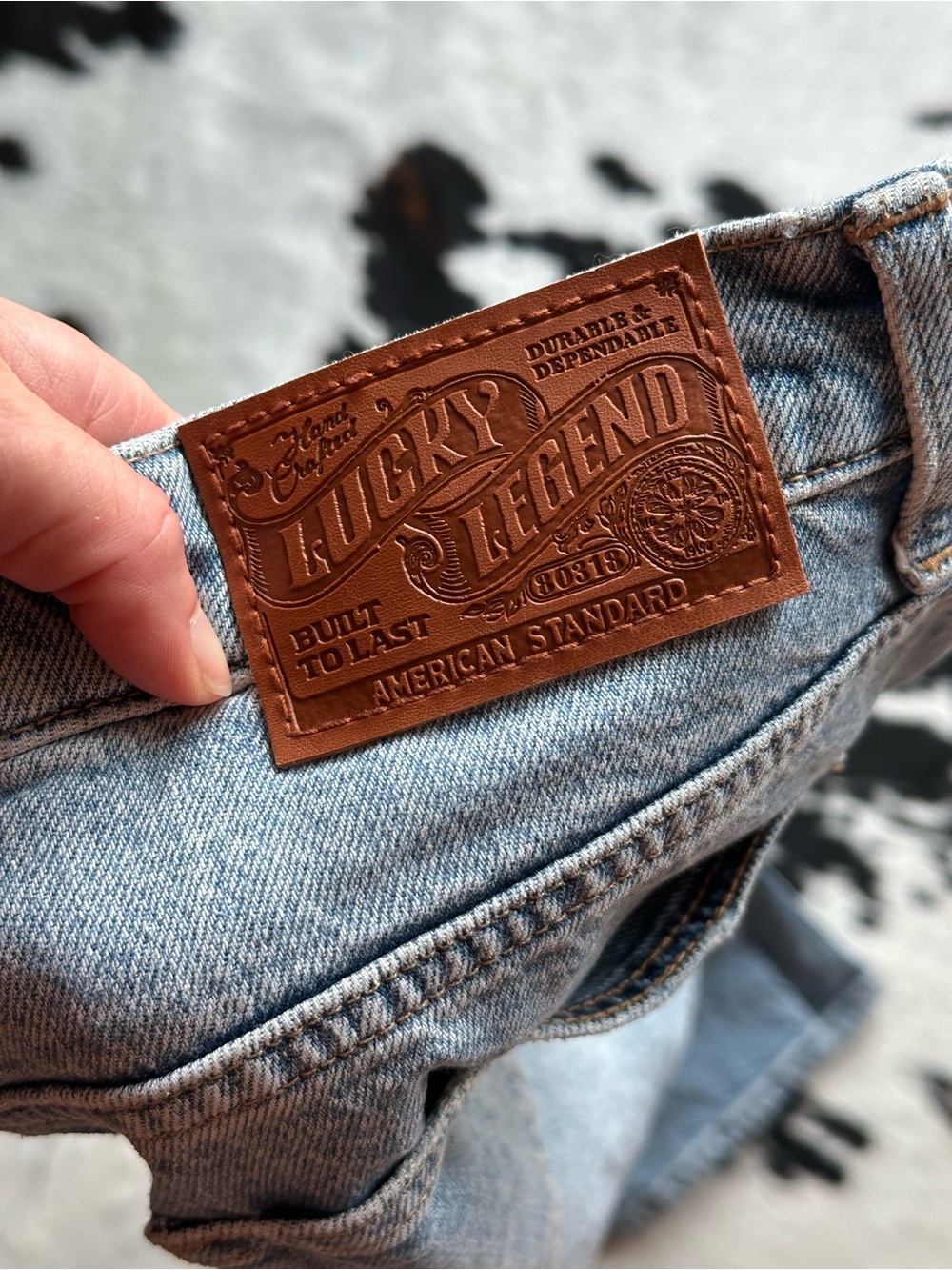 Lucky Brand Patchwork Light Wash Denim Jeans - Picture 8 of 9